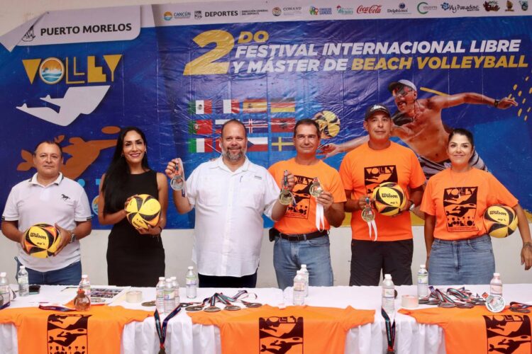 Anuncian “2do Festiva Internacional libre y máster de Beach Volleyball” en Puerto Morelos