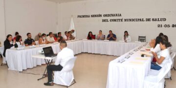 Sesiona Comité Municipal de Salud de Puerto Morelos