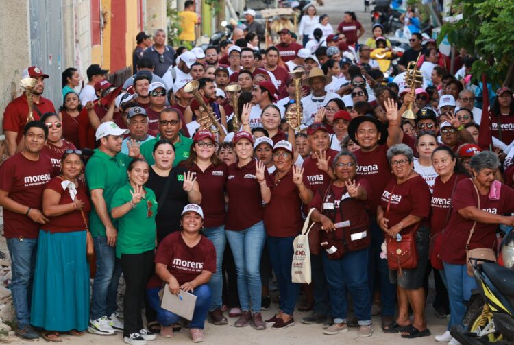 Respaldan isleñas e isleños proyecto transformador de Atenea Gómez