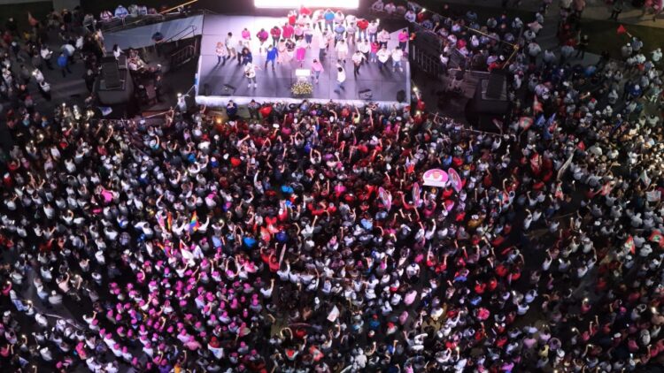 Más de 18 mil solidarenses respaldan a Lili Campos en su cierre de campaña