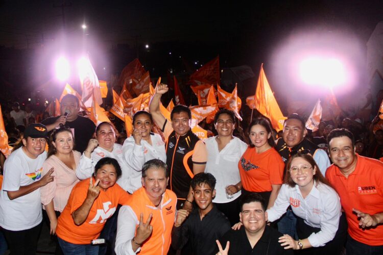 Da Chucho Pool espaldarazo a candidatas a diputadas locales en cierre de campaña