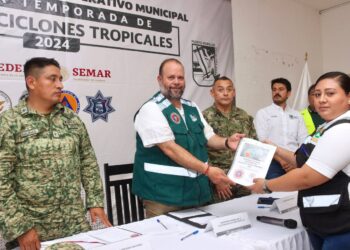 Realizan instalación del Comité Operativo Municipal para la Temporada de Lluvias y Ciclones Tropicales 2024