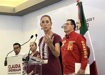 Ni marea rosa ni desplegado de intelectuales influirán en preferencias electorales: Claudia Sheinbaum