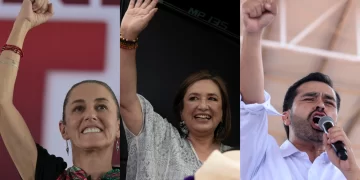 Dónde y cuándo serán los cierres de campaña de Sheinbaum, Gálvez y Álvarez Máynez