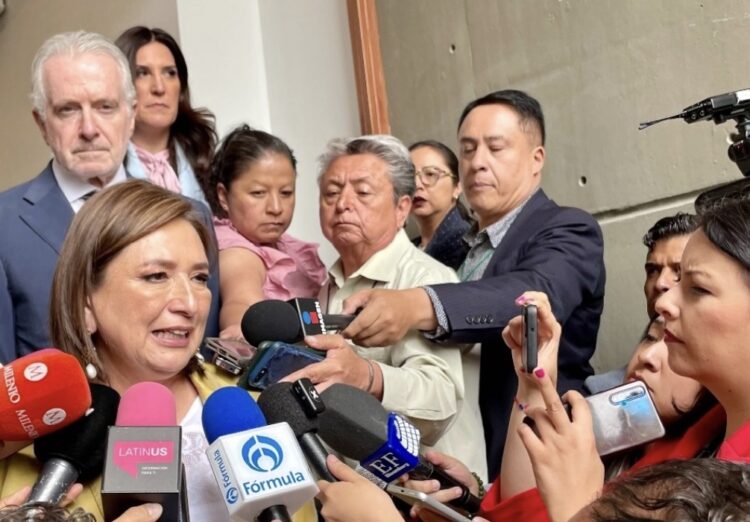 La ‘marea rosa’ en el Zócalo no será cierre de campaña, aclara Xóchitl Gálvez