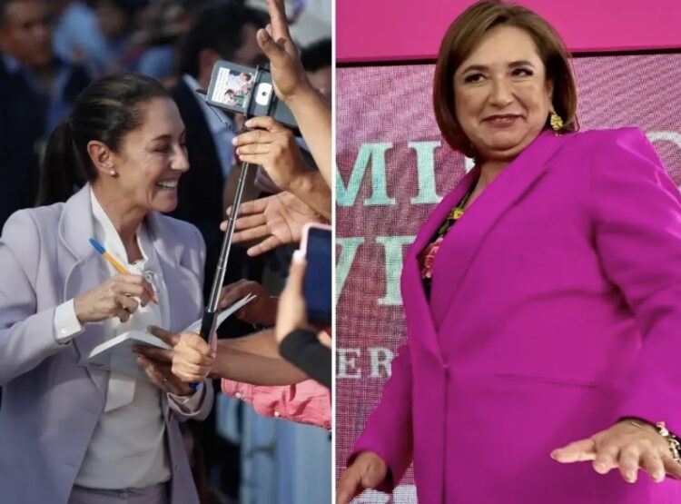 Gana Claudia Sheinbaum, miente Xóchitl Gálvez, en medición de Banamex