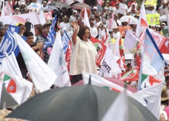 Inicia Xóchitl Gálvez en La Paz, Edomex, el primero de 3 cierres de campaña