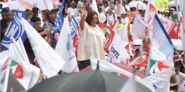 Inicia Xóchitl Gálvez en La Paz, Edomex, el primero de 3 cierres de campaña