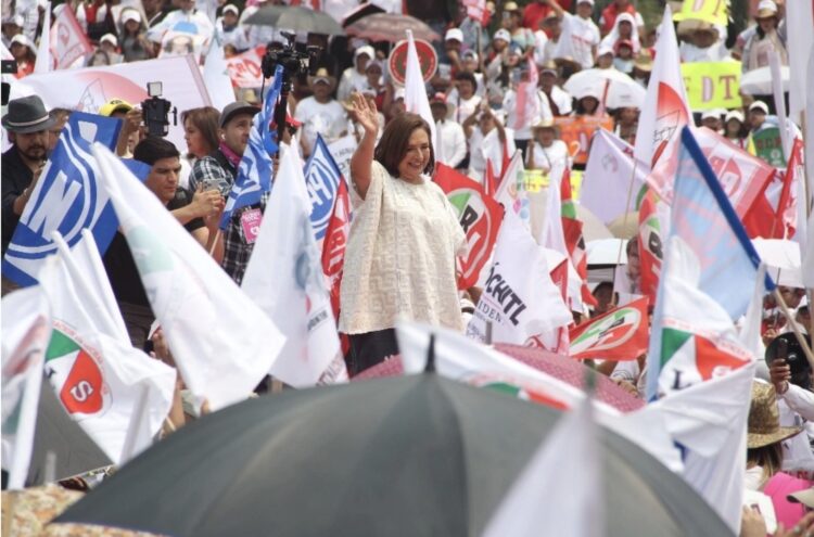 Inicia Xóchitl Gálvez en La Paz, Edomex, el primero de 3 cierres de campaña