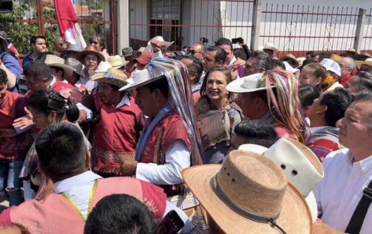 Se compromete Xóchitl Gálvez a garantizar derechos de comunidades indígenas