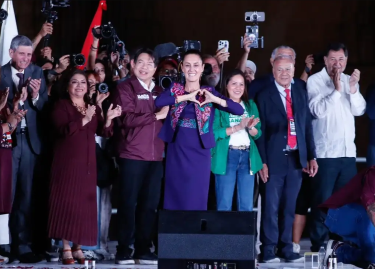Claudia Sheinbaum se impone y logra triunfo electoral