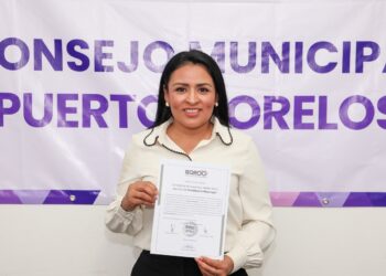Recibe Blanca Merari constancia como presidenta municipal electa de Puerto Morelos