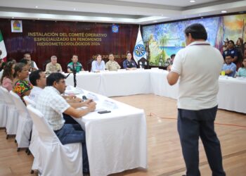 Instalan Comité Especializado en Fenómenos Hidrometeorológicos de Isla Mujeres