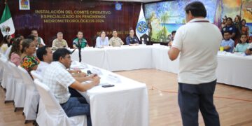 Instalan Comité Especializado en Fenómenos Hidrometeorológicos de Isla Mujeres