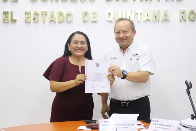 INE Quintana Roo realiza entrega de constancias tras cómputos distritales para Diputaciones Federales