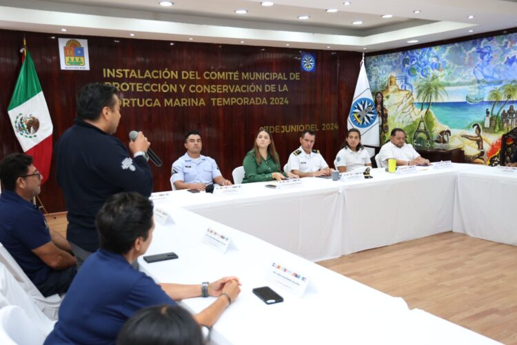 Se instaló Comité Municipal de Protección y Conservación de la Tortuga Marina Temporada 2024