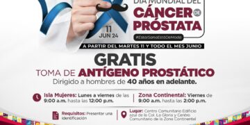 Realiza gobierno de Isla Mujeres pruebas gratuitas para detectar el cáncer de próstata