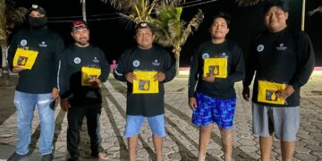 Protege gobierno de Isla Mujeres a tortugas marinas a través del Campamento Tortuguero