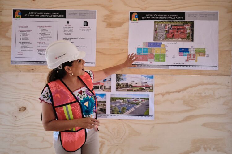 Mara Lezama anuncia inicio de construcción del Hospital General en Felipe Carrillo Puerto
