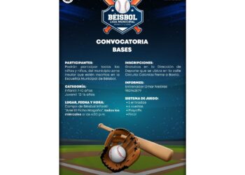 Abren convocatoría para Liga de Beisbol Municipal infantil y juvenil en Isla Mujeres