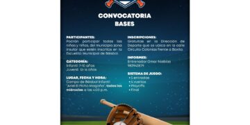 Abren convocatoría para Liga de Beisbol Municipal infantil y juvenil en Isla Mujeres