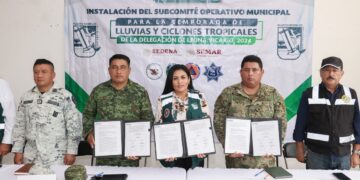 Blanca Merari instala Subcomité Operativo para la Temporada de Lluvias y Ciclones Tropicales en Leona Vicario