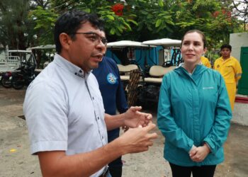Supervisa Atenea Gómez acciones del Operativo Tormenta ante lluvias fuertes en Isla Mujeres