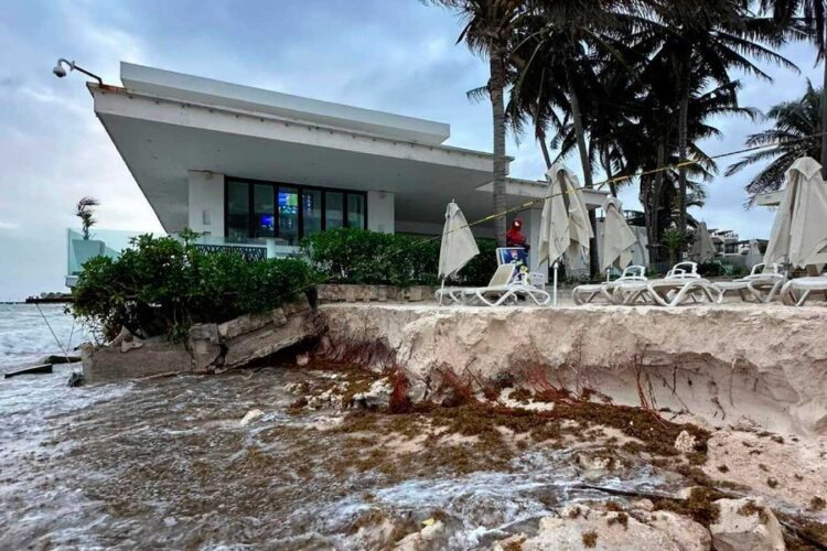 No, no es erosión atípica de playas, es voracidad de empresarios que construyen sobre las dunas