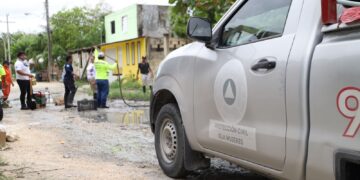 Continúa en marcha el Operativo Tormenta en Isla Mujeres