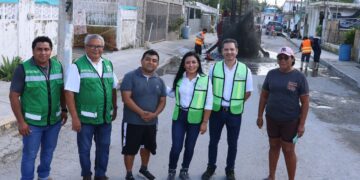 Blanca Merari supervisa inicio de desazolve de pozos de absorción en Puerto Morelos