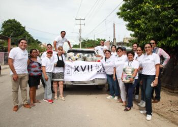 Apoya Voluntariado del Poder Legislativo a familias chetumaleñas