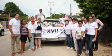 Apoya Voluntariado del Poder Legislativo a familias chetumaleñas