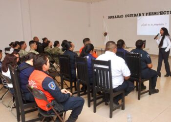 Refuerzan capacitación sobre igualdad, equidad y perspectiva de genero entre policías de Puerto Morelos