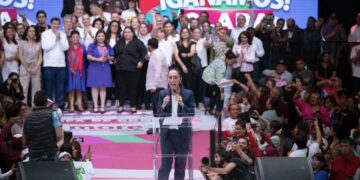 “¡Viva la 4T!”, dice Claudia Sheinbaum luego de conteo de cómputos distritales