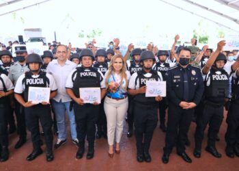 Consolida Lili Campos una Policía Municipal equipada y eficiente