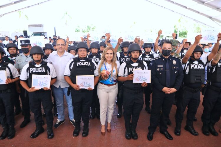 Consolida Lili Campos una Policía Municipal equipada y eficiente
