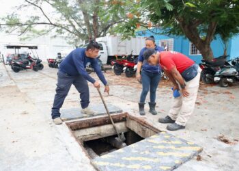 Intensifica gobierno de Isla Mujeres trabajos preventivos ante la temporada de lluvias