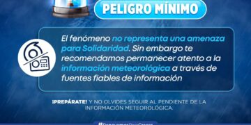 Emiten alerta azul en Playa del Carmen ante acercamiento de huracán Beryl