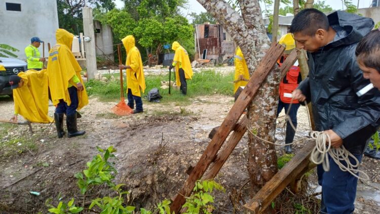 Fortalece gobierno municipal de Isla Mujeres trabajo preventivo en la temporada de lluvias