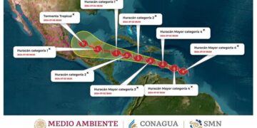 El huracán Beryl se acerca a Quintana Roo