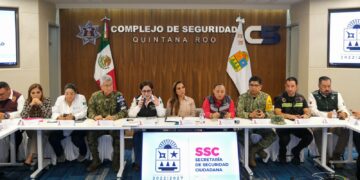 Mara Lezama encabeza sesión extraordinaria del Consejo Estatal de Protección Civil