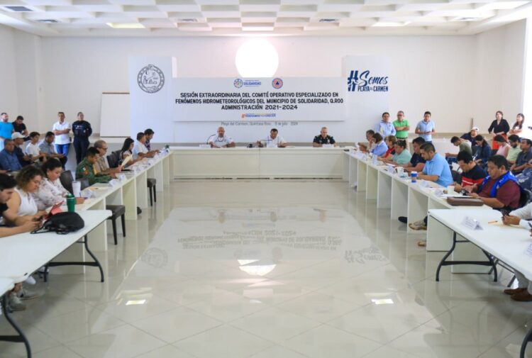 Playa del Carmen, prevenido ante cualquier contingencia metereológica