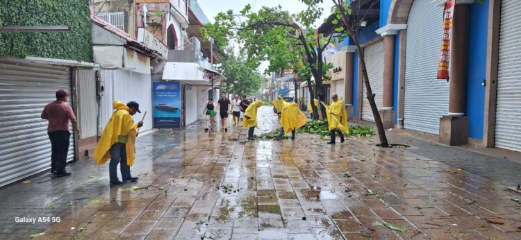 Playa del Carmen registra saldo blanco tras el paso de Beryl
