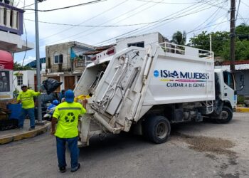 Se normaliza el servicio de recolección de basura en Isla Mujeres