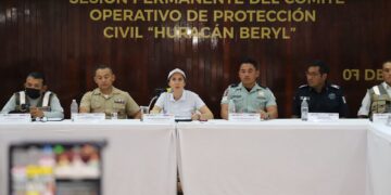 Clausuran en Isla Mujeres el Comité Operativo de Protección Civil Huracán ‘Beryl’