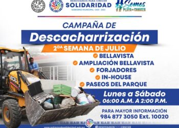 Campaña de Descacharrización en colonias Bellavista, In House Paseos del Parque en Playa del Carmen