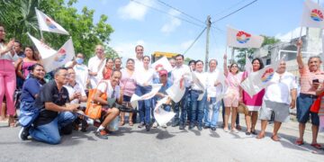 Ana Paty Peralta inicia rehabilitación de Av. Miguel Hidalgo