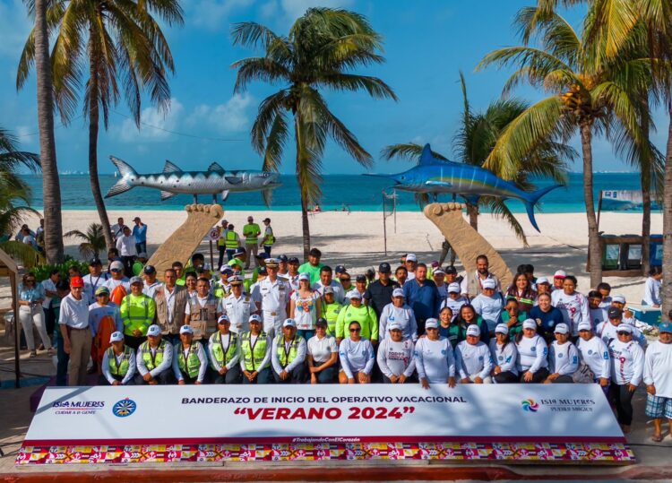 Atenea Gómez da el banderazo del Operativo Vacacional de Verano 2024