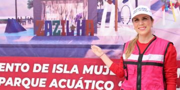 Atenea Gómez ultima detalles para apertura del nuevo parque Zazil-Há en Isla Mujeres