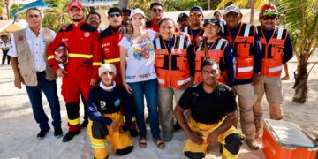 Refuerzan vigilancia en playas a través del Operativo Vacacional de Verano en Isla Mujeres
